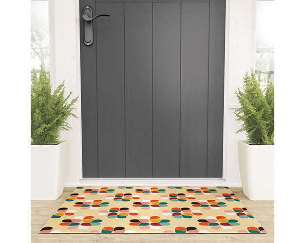 Showmemars Retro Geometry Pattern No2 Welcome Mat Society6