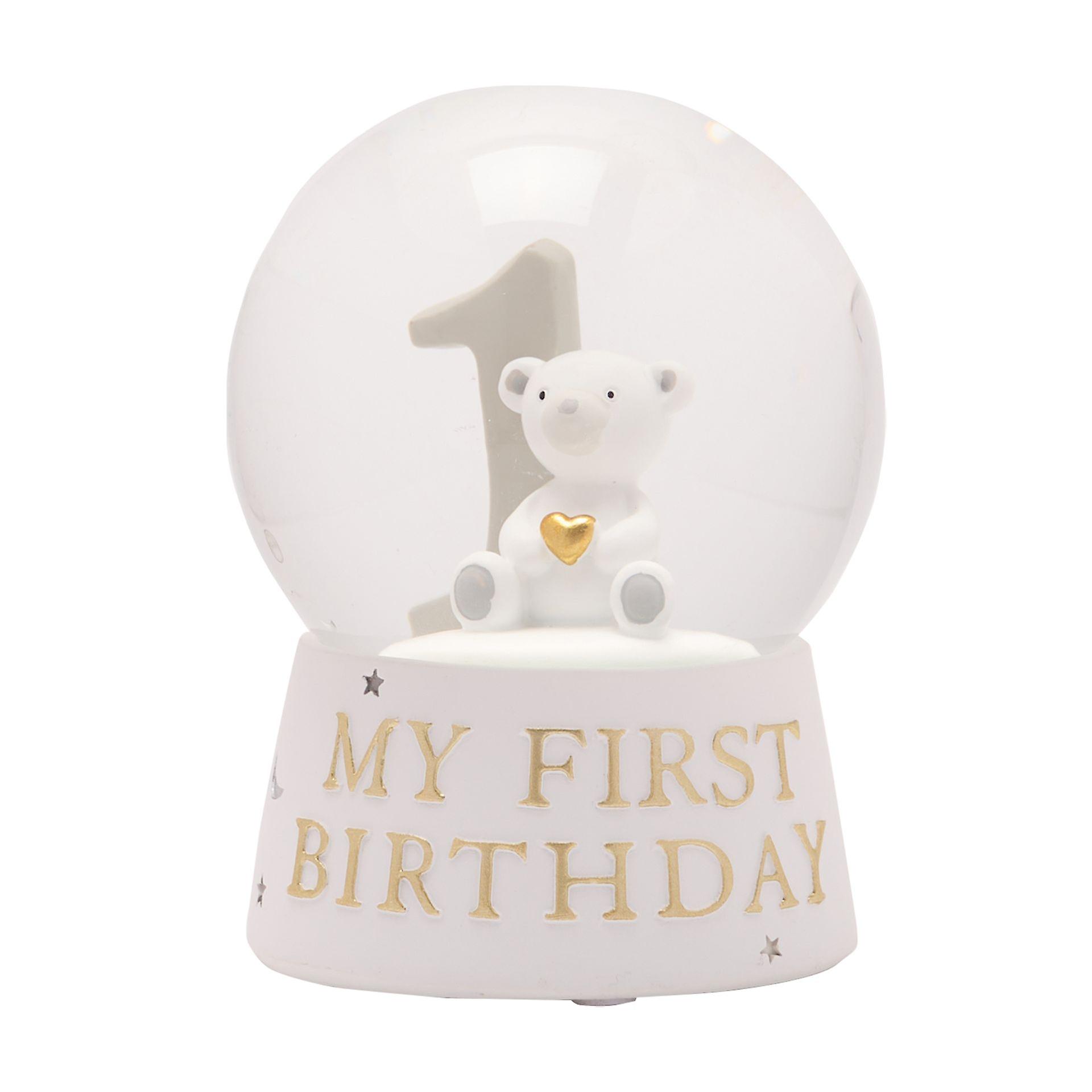 Widdop First Birthday Teddy Bear Globe