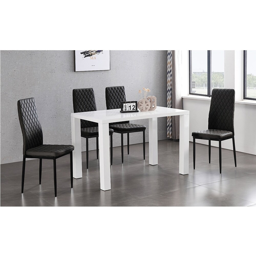 Dining Chair Fireproof Leather Restaurant Conference Chair