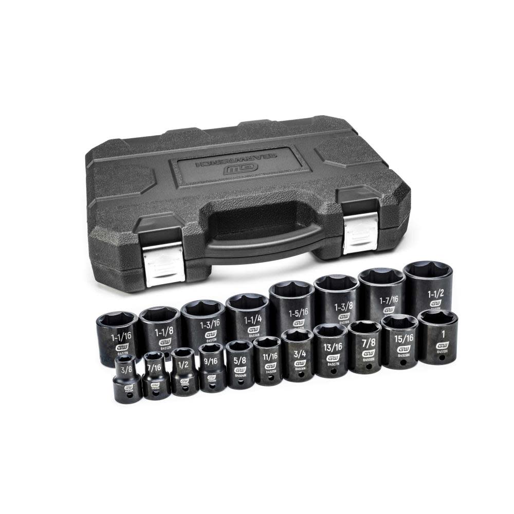 GEARWRENCH 19-PC 1/2 Dr Imp Socket Set SAE 84932N from GEARWRENCH