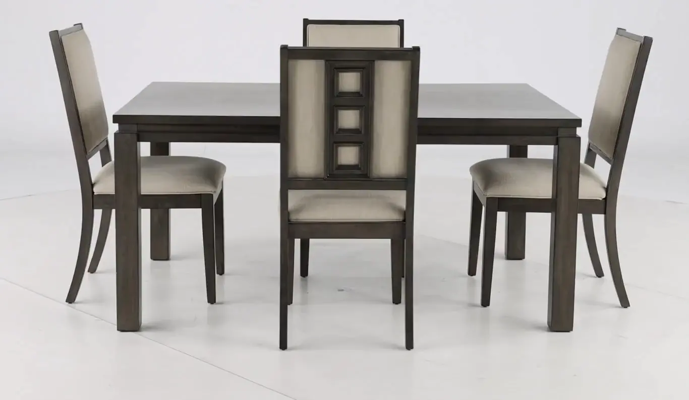 Hartford Gray 5 Piece Dining Room Set