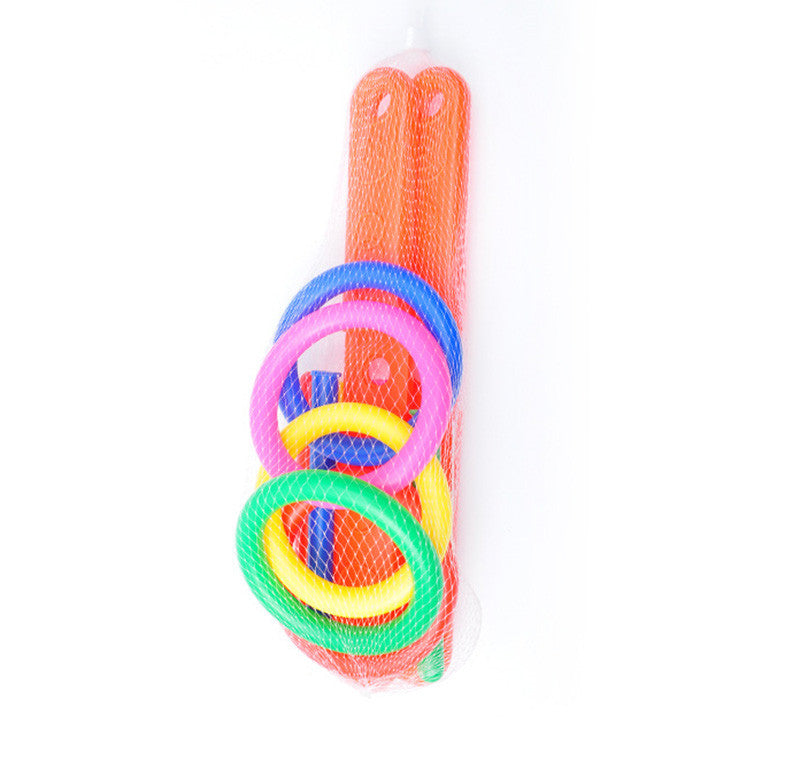 Hoop Ring Toss Ring Toss Quoits Garden Game Pool Toy Outdoor Fun Set New Kids Education Toys