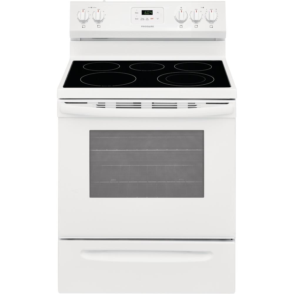 Frigidaire 30-inch Freestanding Electric Range with Even Baking Technology FCRE305CAW