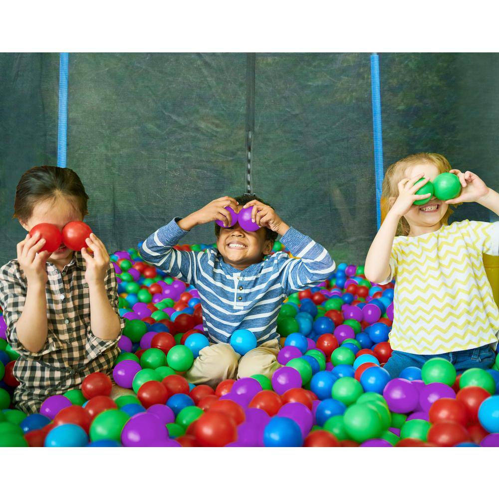 Upper Bounce Machrus Upper Bounce Crush Proof Plastic Trampoline Pit Balls in Mixed Colors (500Pack) UB-TB-500-M