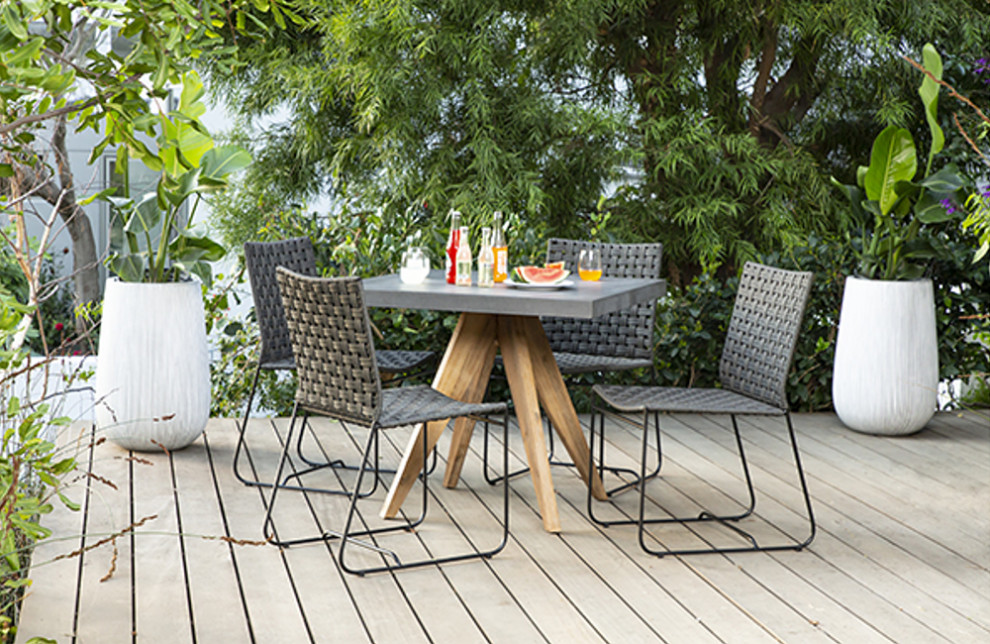 Fabian Outdoor Dining Chair   Beach Style   Outdoor Dining Chairs   by Marco Polo Imports  Houzz