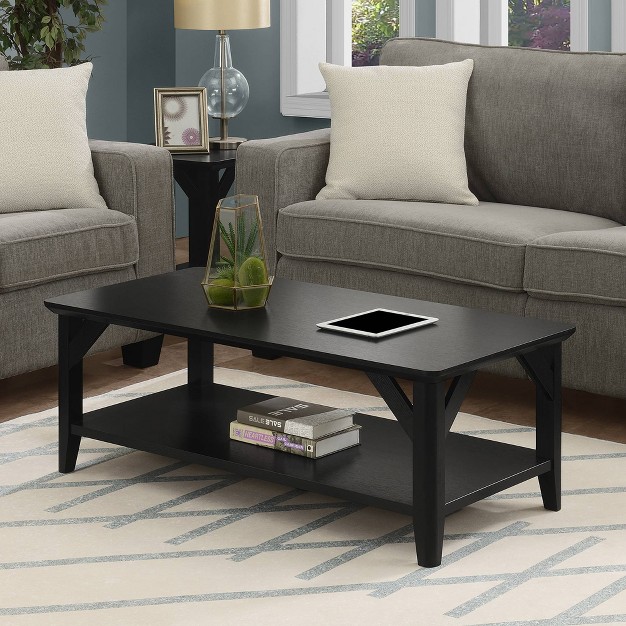 Winston Coffee Table With Shelf Breighton Home