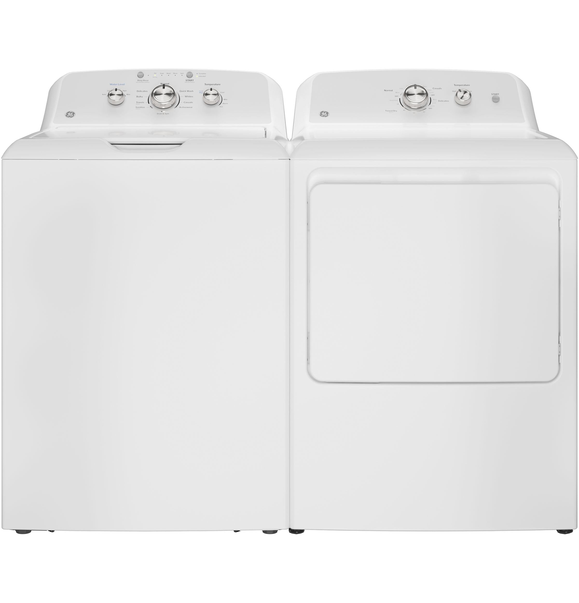 Ge Appliances GTX38EASWWS Ge® 6.2 Cu. Ft. Capacity Electric Dryer With Up To 120 Ft. Venting And Shallow Depth​