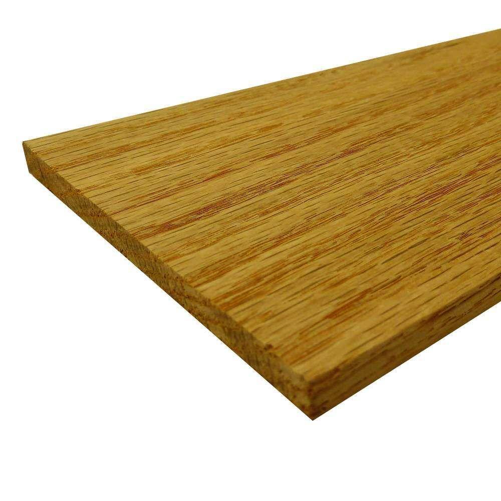 Swaner Hardwood Oak Hobby Board (Common: 12 in. x 4 in. x 3 ft. Actual: 0.5 in. x 3.5 in. x 36 in.) .5x4x3OR