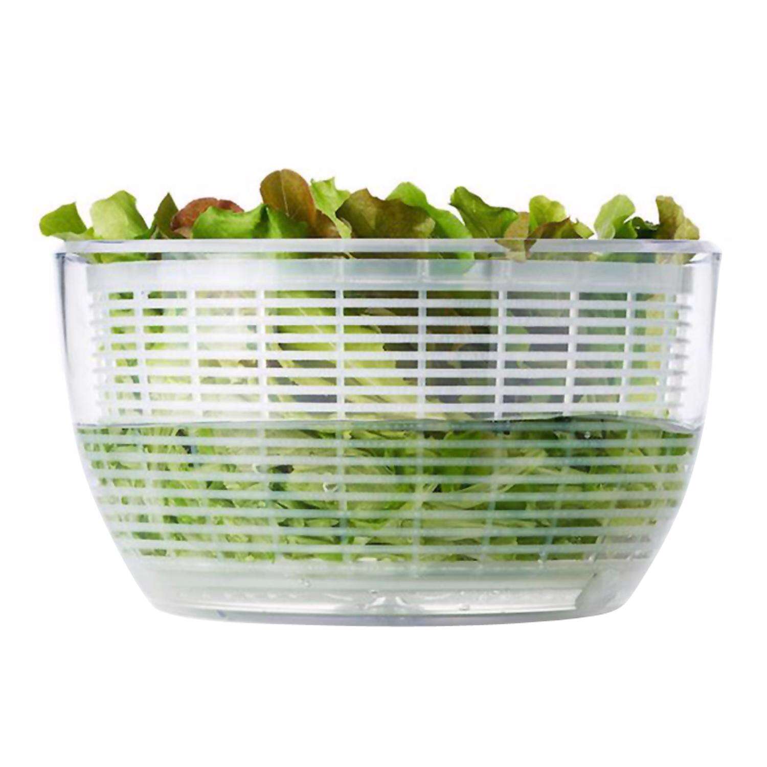 OXO Good Grips White/Clear Plastic Salad Spinner