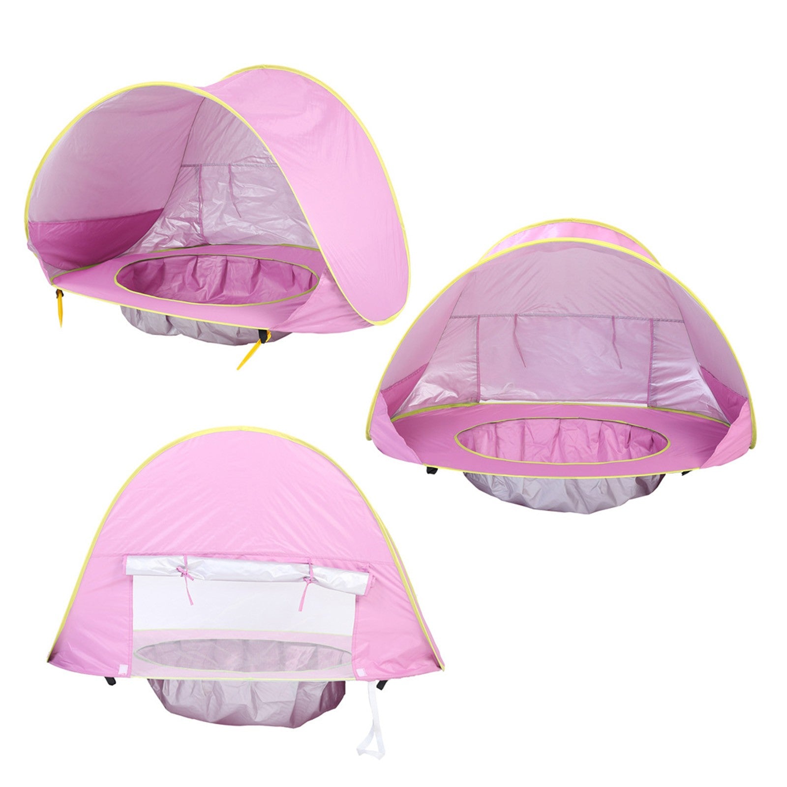 Baby Beach Tent with Pool 2021 Upgrade Easy Fold UpPop Up Unique Ocean World