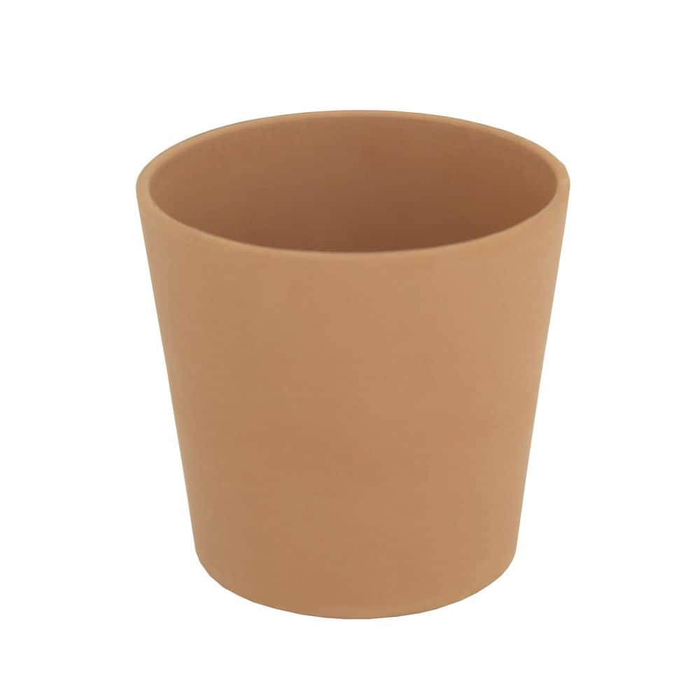 PRIVATE BRAND UNBRANDED Natural 7.5 in. Clay Cabo Flair Pot LHDPOTCLCBFL7X6