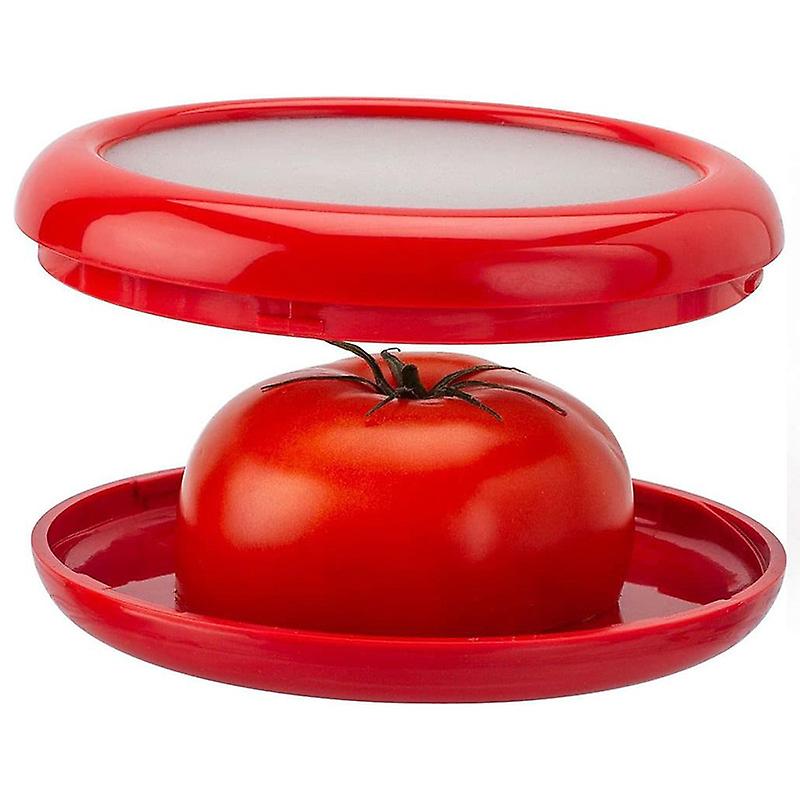 2Pcs Reusable Storage Containers for Fridge Fresh Stretch Pod for Tomatoes Silicone Food Savers