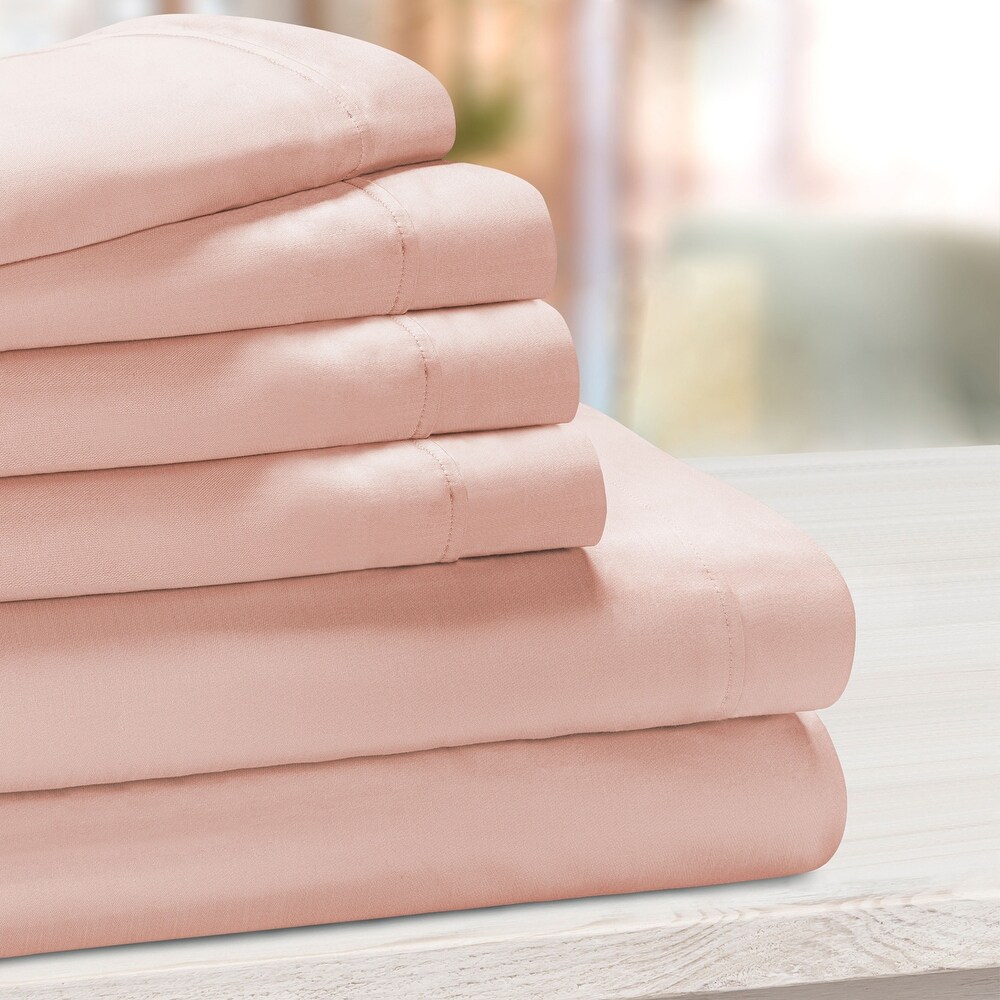 Superior Thread Count 1000TC Cotton Blend 6 Piece Sheet Set