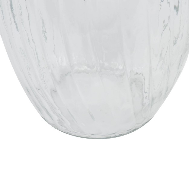 Clear Rose Vase Includes Two Pieces Per Set