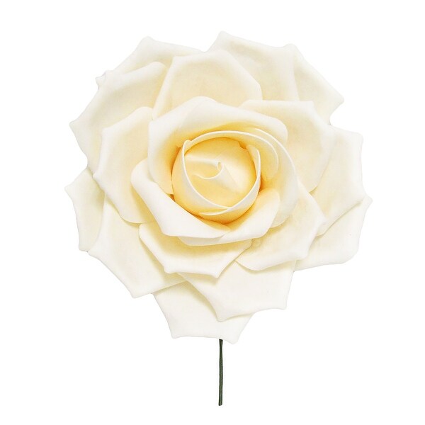 Set of 2 Large Foam Rose Stem Wall Decor Backdrop Art Crafts 16in