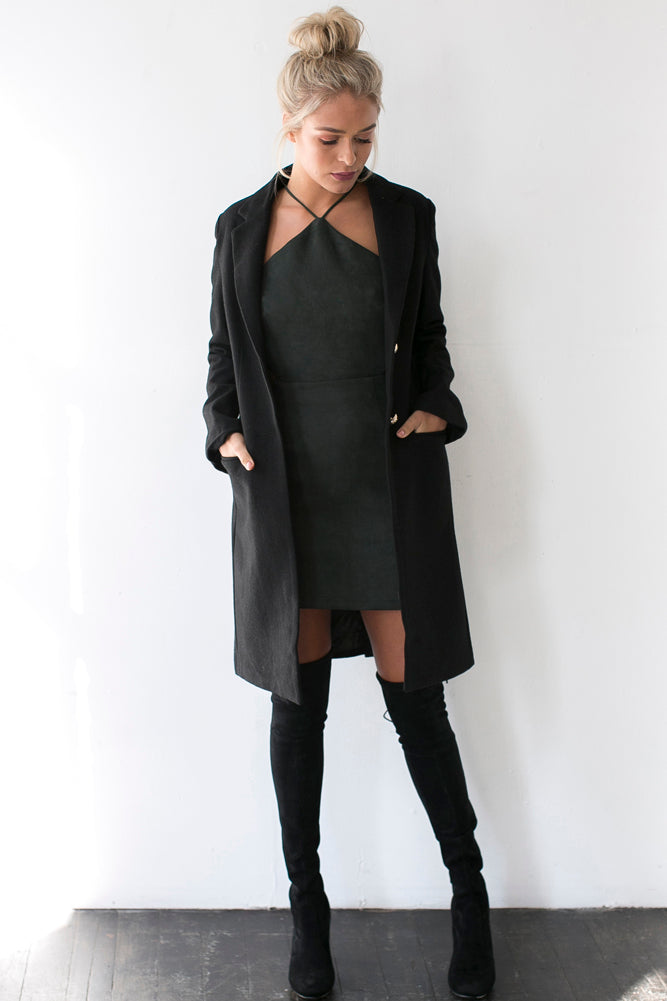 Night Sky Coat Black