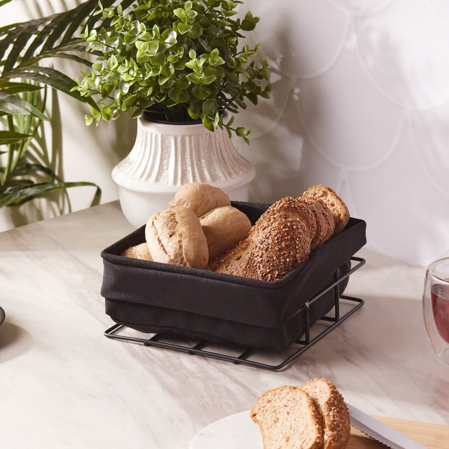 Karaca Fonte Black Medium Bread Basket 153.03.06.6794