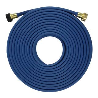 Afoxsos 12 in. x 50 ft. Garden Flat Soaker Hose with Metal Hose Connector Ends for Flower Beds Seedlings Landscaping HDDB1805