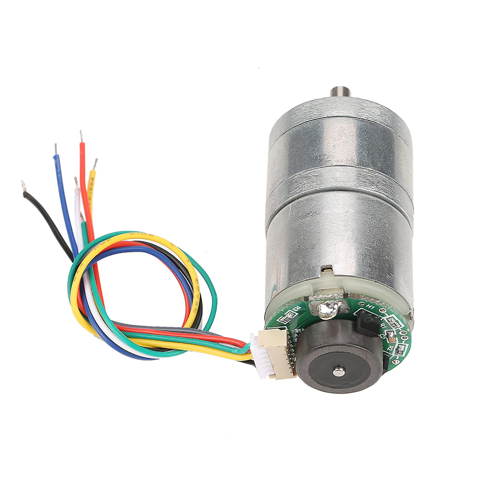 12v 25ga310128 Dc Encoder Gear Motor Metal Speed Reduction Motor (dc12v 70rmp)