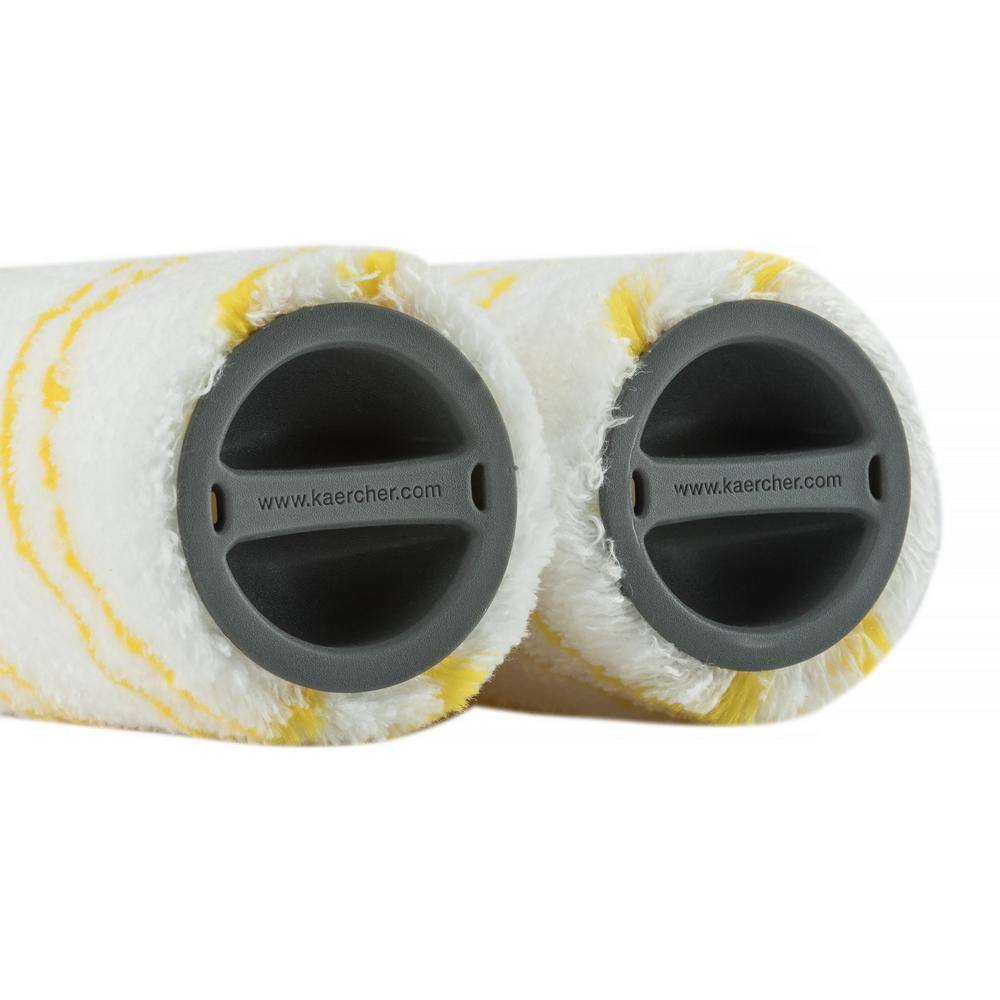 Karcher FC Floor Cleaner Microfiber Multi-Surface Replacement Roller - 2-Pack Yellow 2.055-006.0