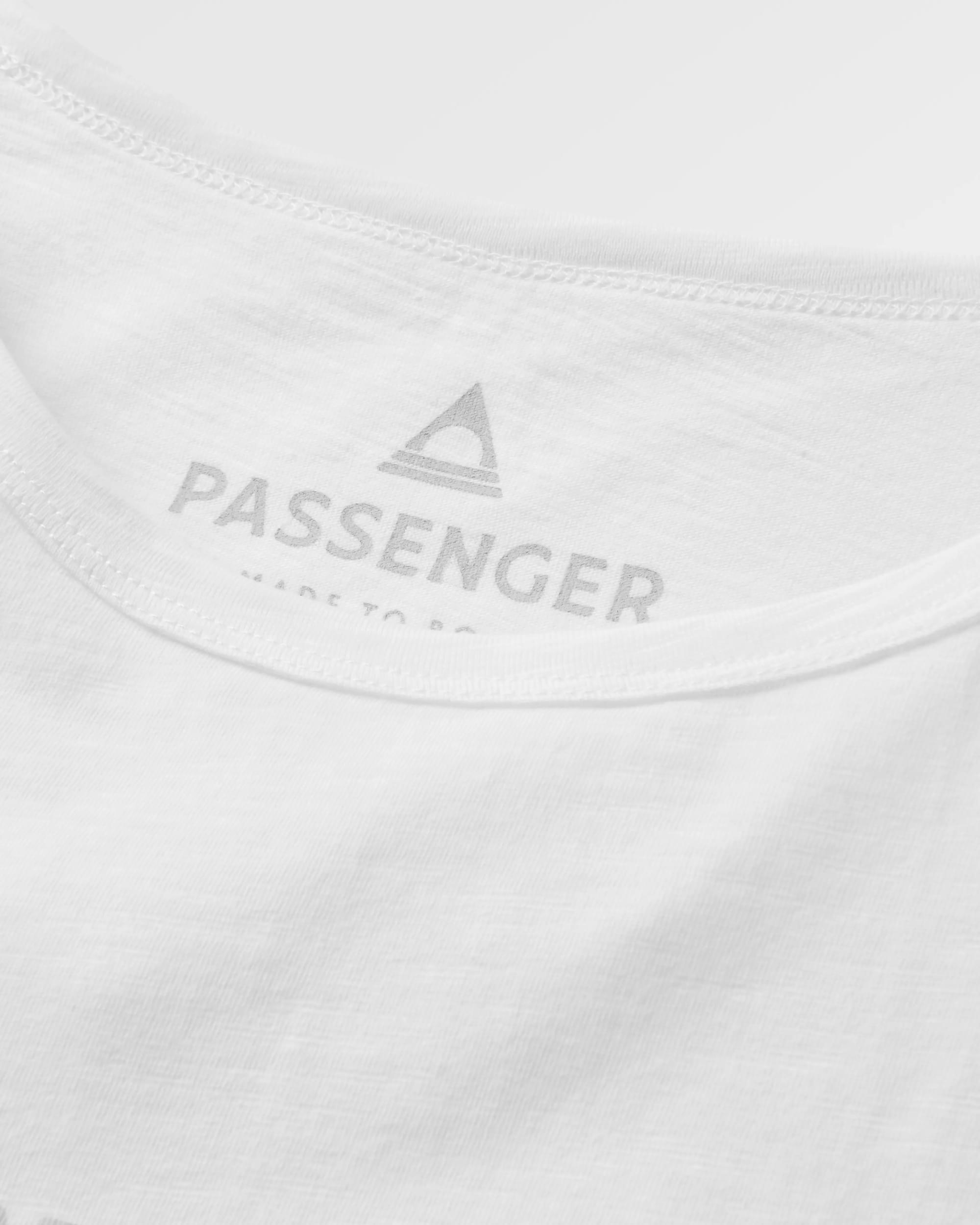 La Sarena Recycled Cotton Oversized LS T-Shirt - White