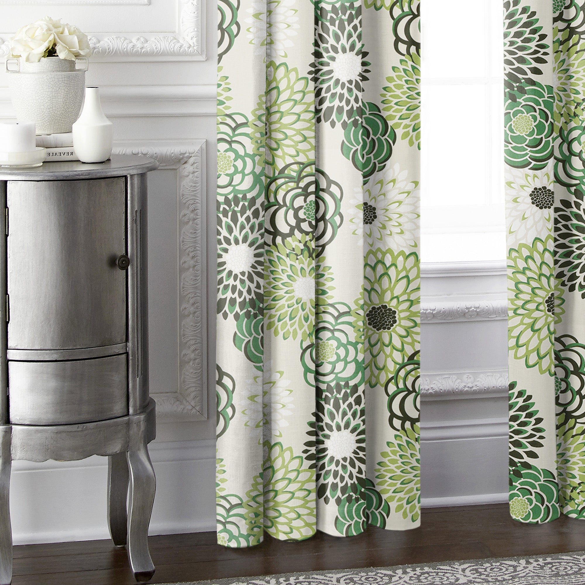 Gardenstow Green Drapery