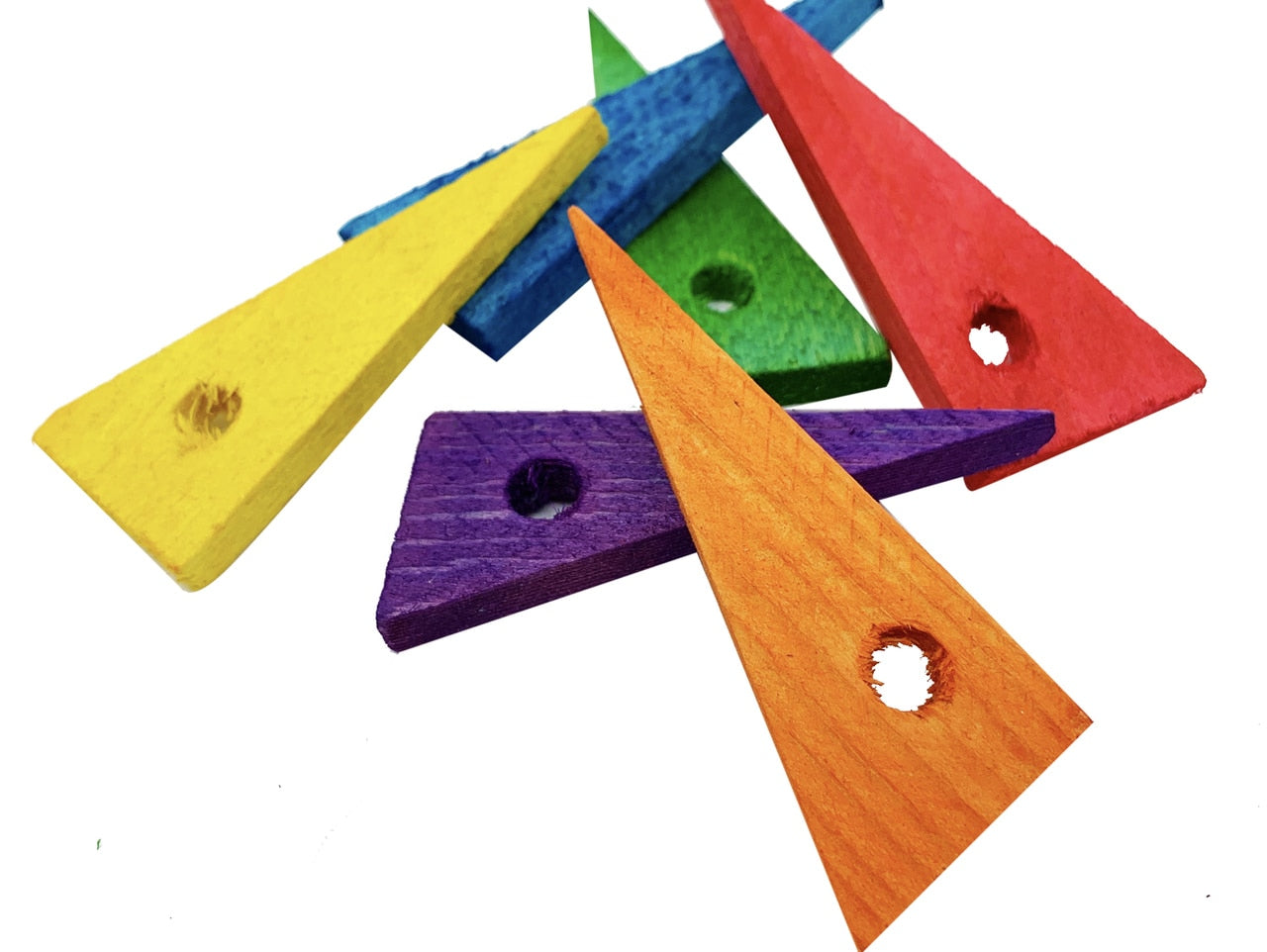 3181 Pk6 3- Inch Medium Triangles Foot Talon Bird Toys