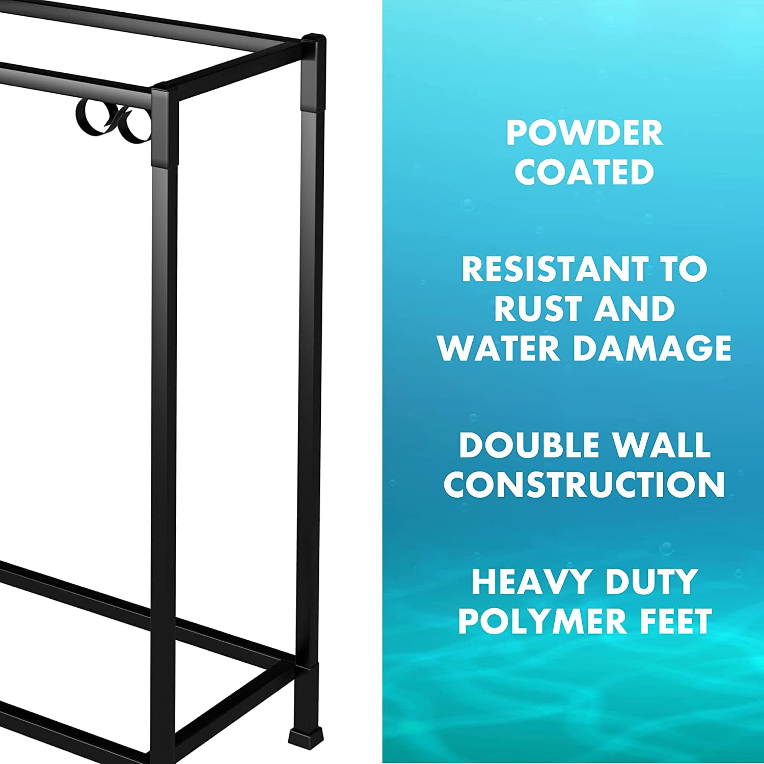 Titaneze 65 Gallon Tank Stand， Black