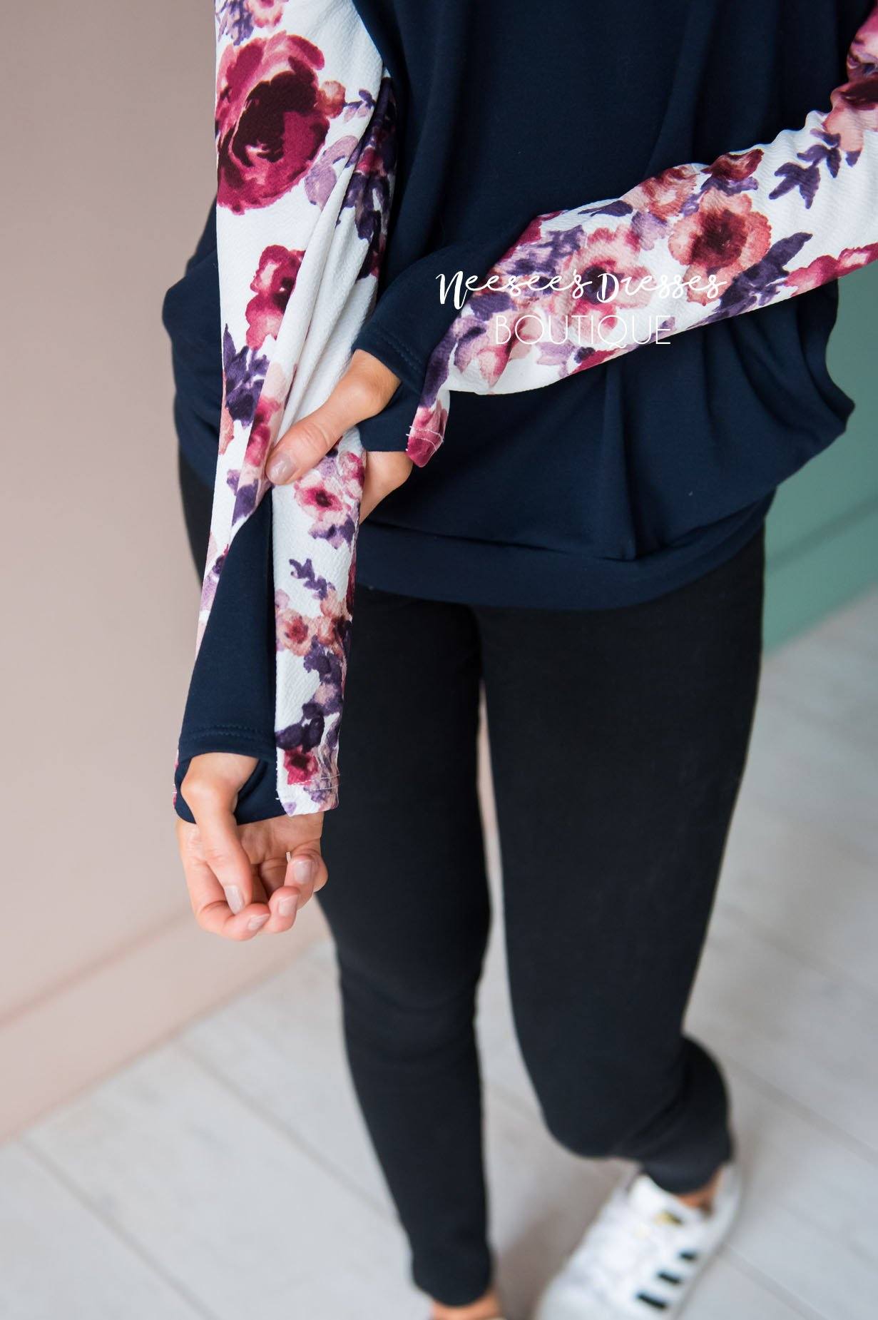 Fun and Fabulous Floral Hoodie