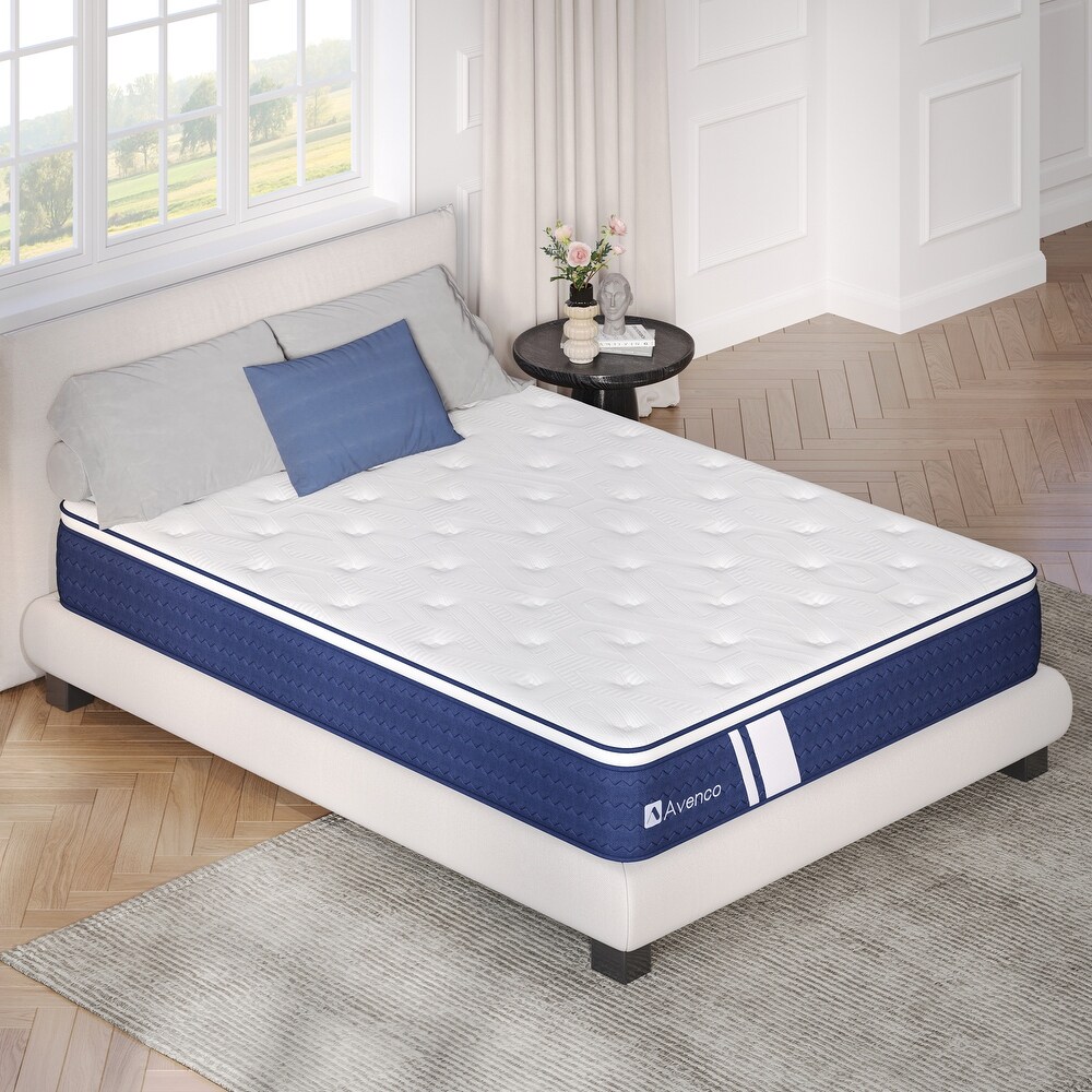 12 Inch Hybrid Mattress in a Box Gel Memory Foam and Pocket Spring