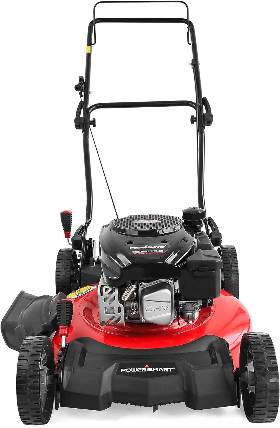 PowerSmart Gas Lawn Mower, 21-Inch 144cc 4-Stroke Engine 2-in-1 Walk-Behind Push Lawn Mower (DB2321CR)