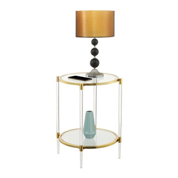 Acrylic Glass End Table