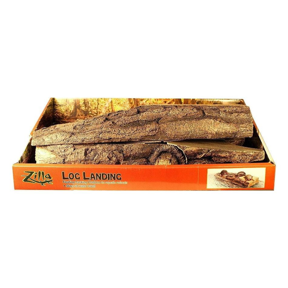 Zilla Freestanding Floating Basking Platform - Log Landing