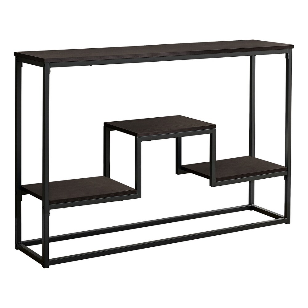 Accent Table  Console  Entryway  Narrow  Sofa  Living Room  Bedroom  Metal  Laminate  Contemporary  Modern