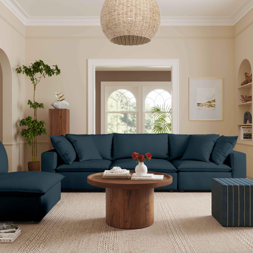 Cali Navy Modular Sofa   Transitional   Sofas   by First of a Kind USA Inc  Houzz