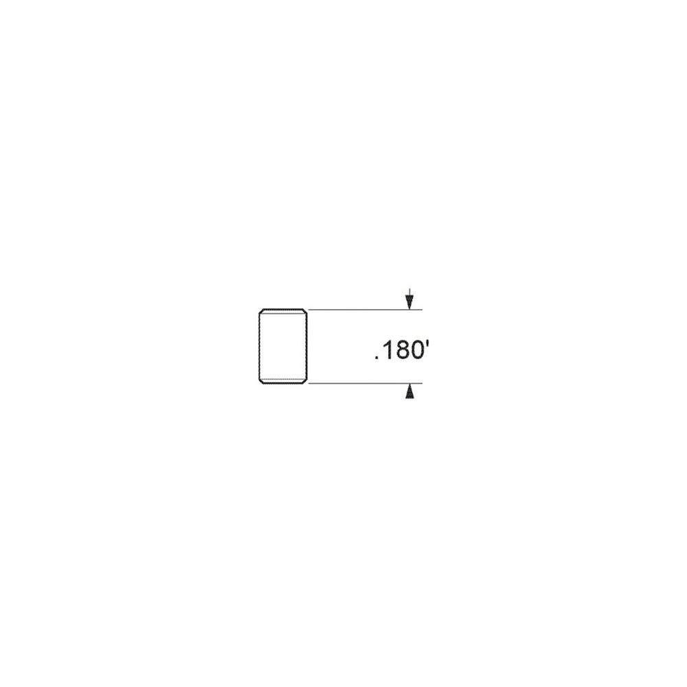 Kwikset 0.18 Dia Metal Lock Regular Top Pin 100pk ;