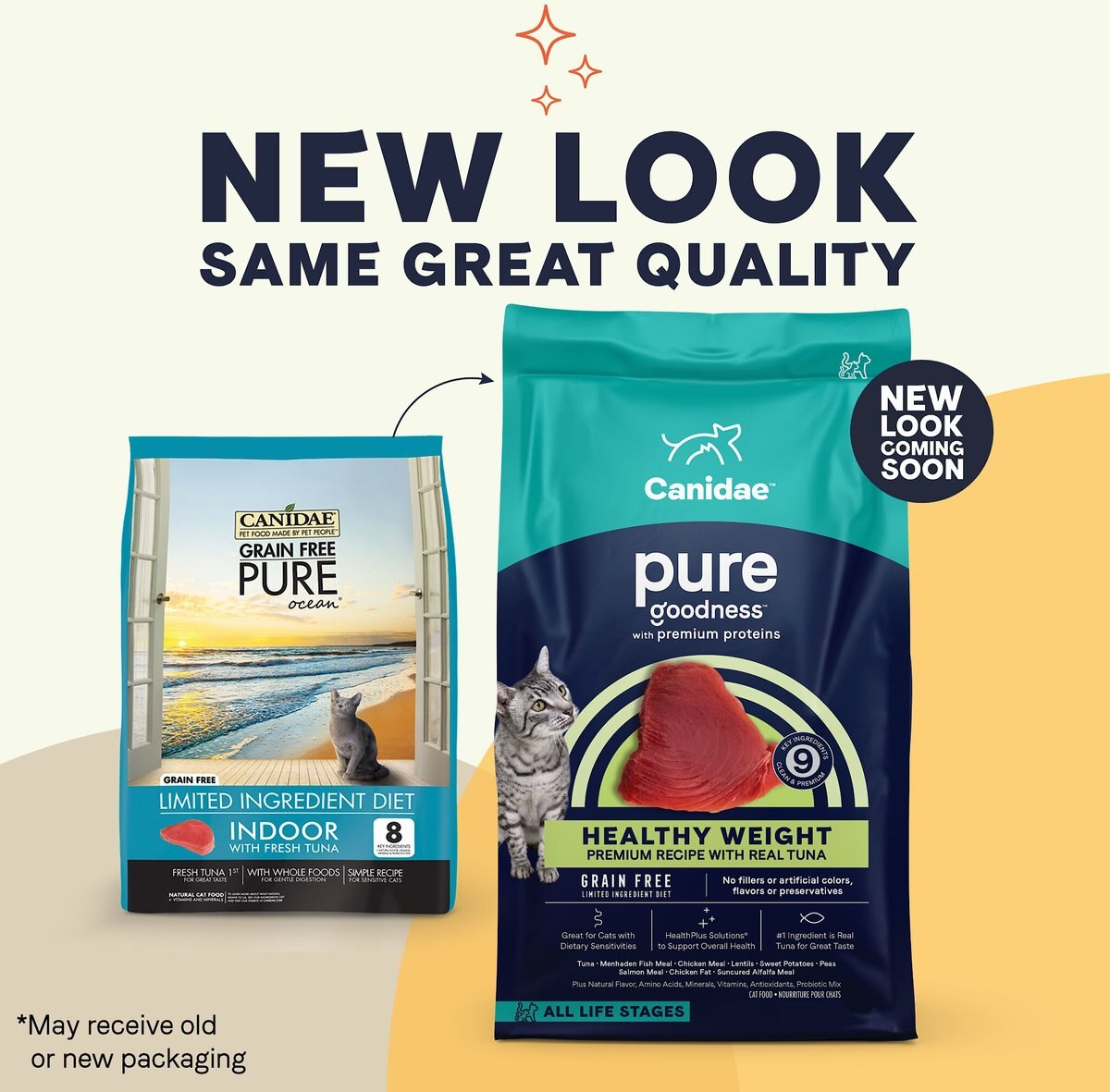 CANIDAE Grain-Free PURE Limited Ingredient Indoor Tuna Formula Dry Cat Food