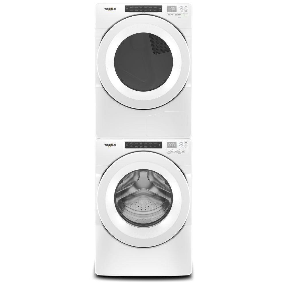 Whirlpool 7.4 cu. ft. 240 Volt Stackable White Electric Ventless Dryer with Intuitive Touch Controls ENERGY STAR WHD560CHW