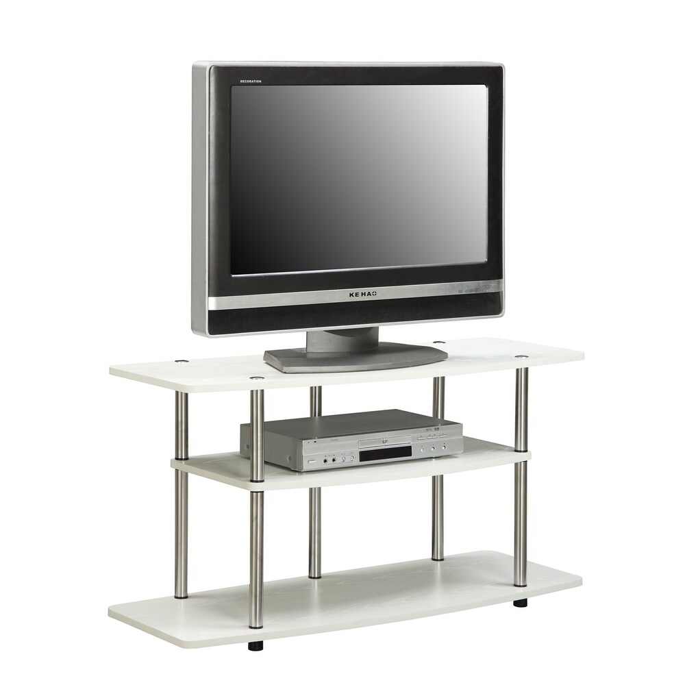 Convenience Concepts Designs2Go No Tools 46 inch 3 Tier Wide TV Stand