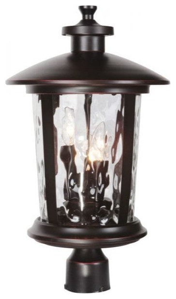 Craftmade Summerhays 17 quotOutdoor Post Light in Oiled Bronze Gilded   Transitional   Post Lights   by Buildcom  Houzz