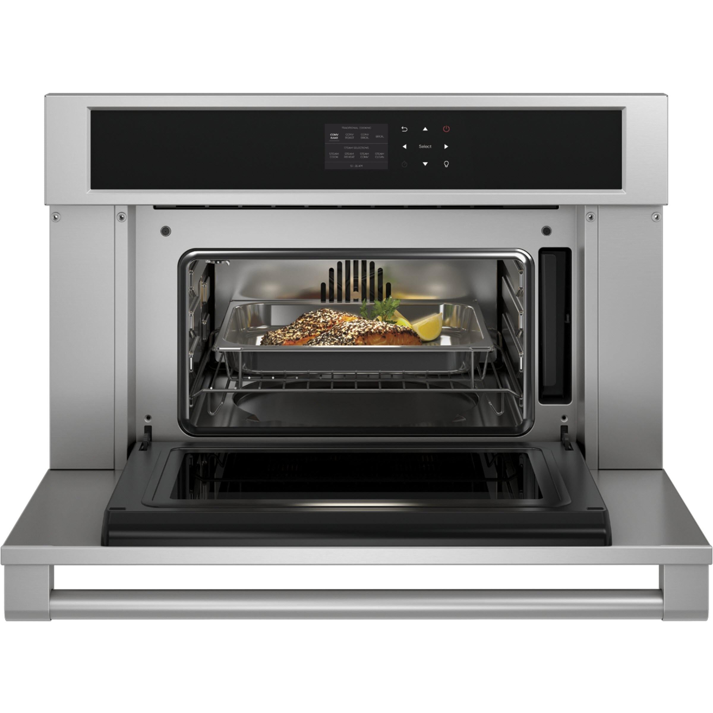 Monogram 30-inch, 1.3 cu.ft. Built-in Single Wall Oven with Steam Cooking ZMB9032SNSS