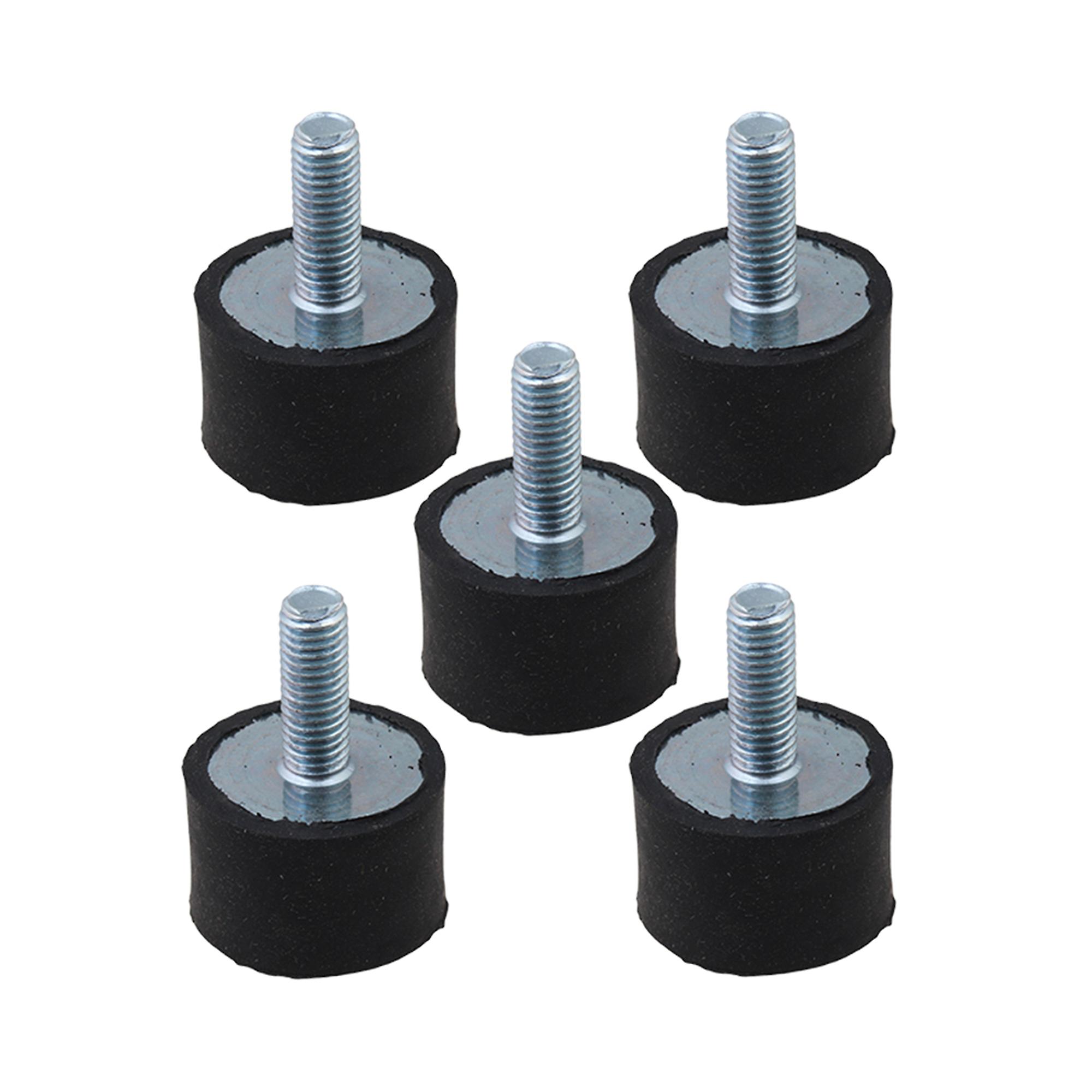 5PCS VDM8 MaleThread Rubber Anti Vibration Mount-Air compressors 30x20MM