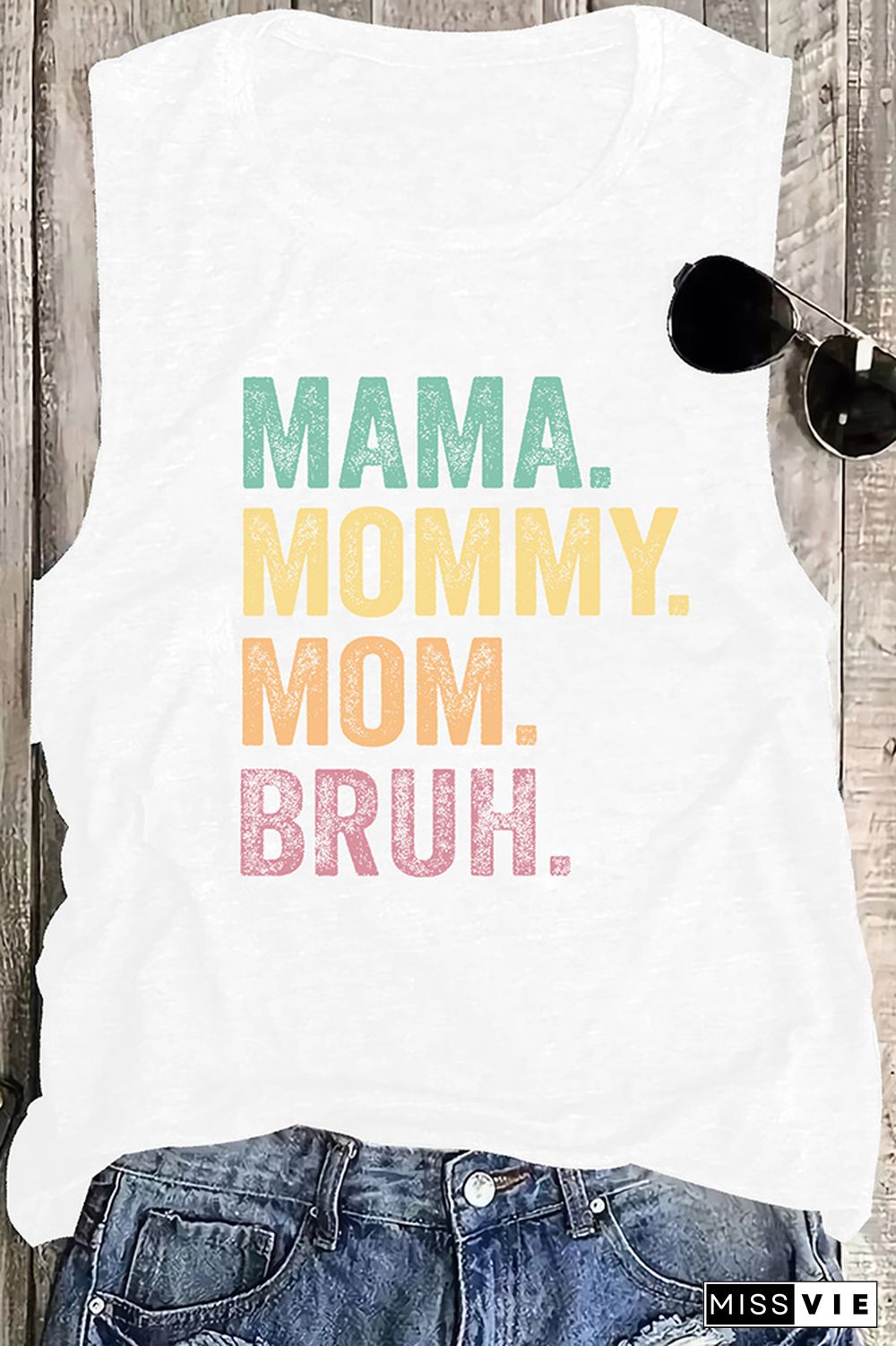 Mama Mommy Mom Bruh Tank Top