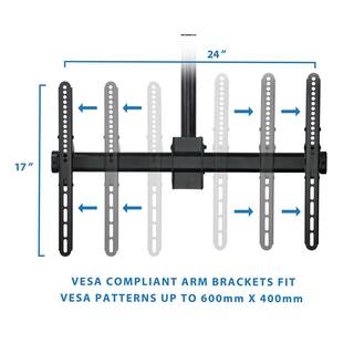 mount-it! Full Motion Ceiling TV Mount for 32 in. to 75 in. Screen Size MI-509B