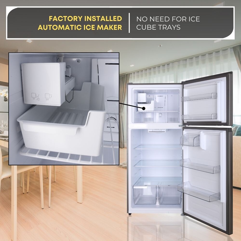 Conserv 18cu.ft. Top Freezer Refrig Stainless Icemaker Frost free No Fingerprint