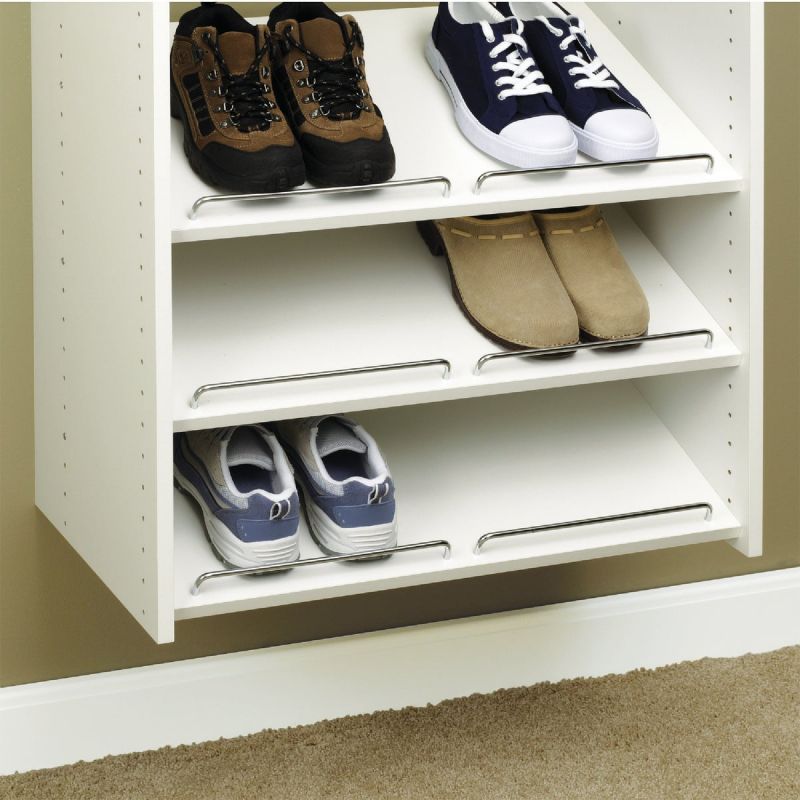 Easy Track Laminated Shoe Shelf White