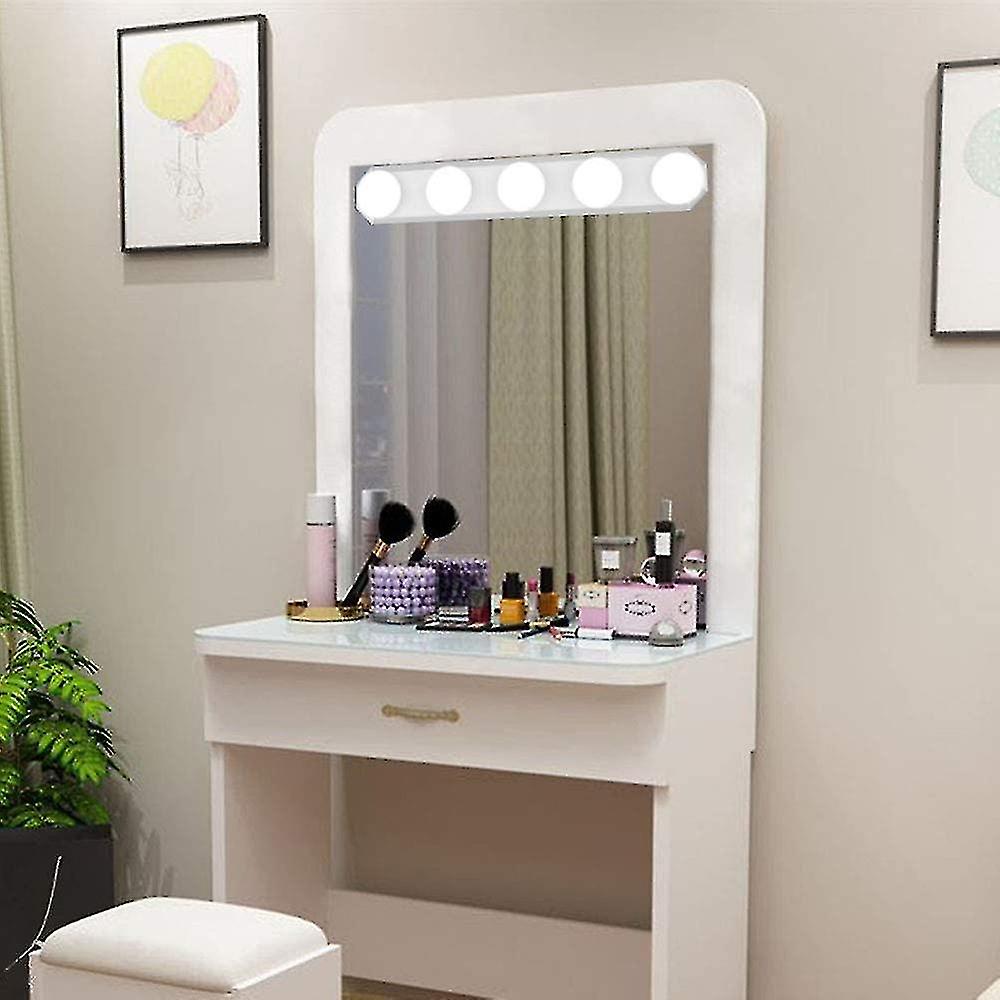 Led Mirror Light - 5 Led Bulbs - Hollywood Style - Vanity Light - Dimmable - Usb - For Vanity Mirror， Bathroom