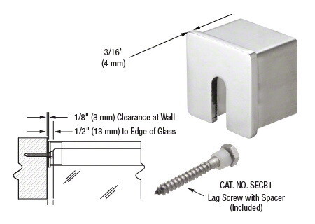 CRL SRF20SECPS Polished Stainless Steel Stabilizin...