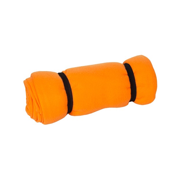 Stansport Rectangular Fleece Sleeping Bag Orange