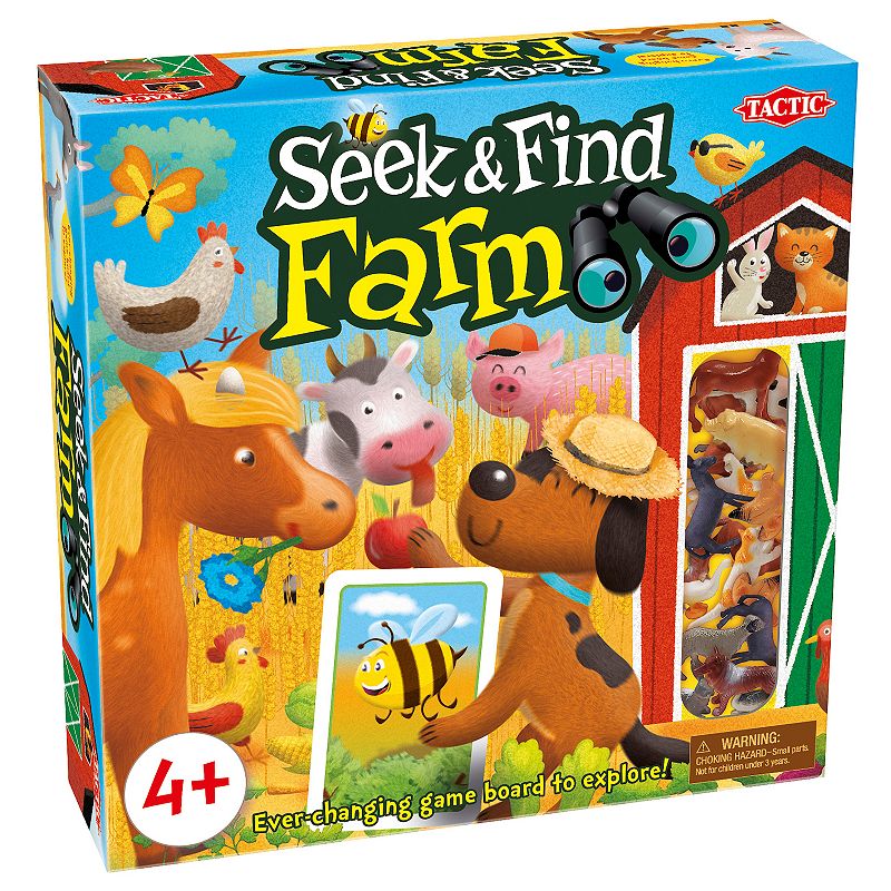 Tactic Seek and Find Farm Board Game